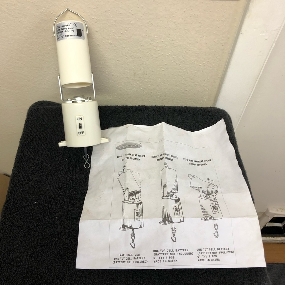 Liteworks Revolving Ornament Spinner